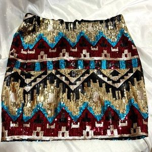 Hot & Delicious Sequin Skirt